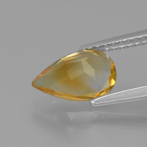 Citrine Gemstone in 9 x 6 mm (calibrated) Size for Sale, Citrine Stone in Medium Orange Color