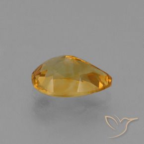 Citrine Gemstone in 9 x 6 mm (calibrated) Size for Sale, Citrine Stone in Orange-Gold Color