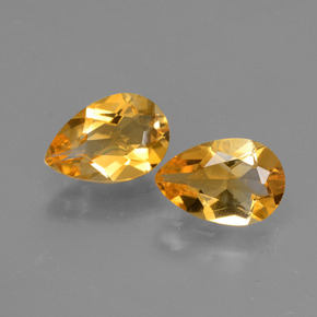 1.1ct Pear Facet Yellow Golden Citrine for sale thumb image of 1.1ct Pear Facet Yellow Golden Citrine (ID: 427704)