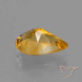 Citrine Gemstone in 9 x 6 mm (calibrated) Size for Sale, Citrine Stone in Deep Orange-Gold Color
