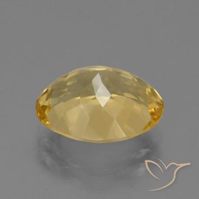 Citrine Gemstone in 13 x 10.4 mm Size for Sale, Citrine Stone in Golden Color