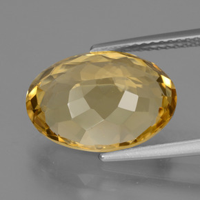 Citrine Gemstone in 14.5 x 10.7 mm Size for Sale, Citrine Stone in Orange-Gold Color