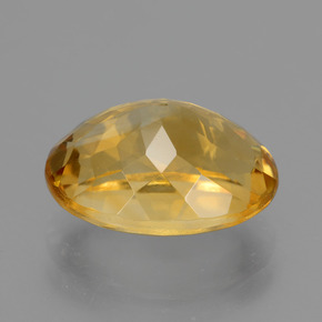 Citrine Gemstone in 12.5 x 9.2 mm Size for Sale, Citrine Stone in Deep Golden Orange Color