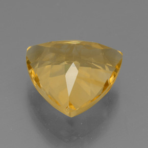 Citrine Gemstone in 12.8 x 12.4 mm Size for Sale, Citrine Stone in Yellow Golden Color