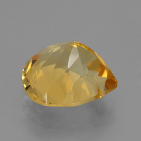Citrine Gemstone in 11.9 x 11.4 mm Size for Sale, Citrine Stone in Medium Golden Color