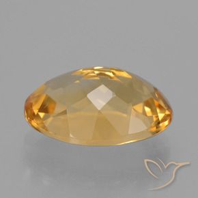 Citrine Gemstone in 13.1 x 9.4 mm Size for Sale, Citrine Stone in Medium-Light Golden Color