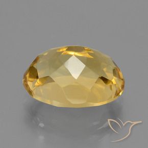 Citrine Gemstone in 11 x 9 mm (calibrated) Size for Sale, Citrine Stone in Light Golden Color