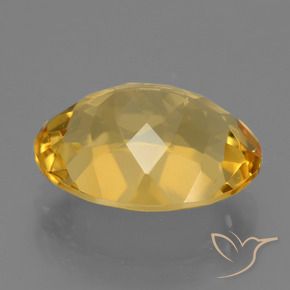 Citrine Gemstone in 13.3 x 10.3 mm Size for Sale, Citrine Stone in Golden Orange Color