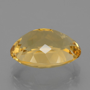 Citrine Gemstone in 14.9 x 11.8 mm Size for Sale, Citrine Stone in Yellow Golden Color
