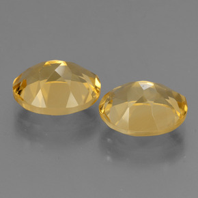 Citrine Gemstones in 10 x 8 mm (calibrated) Size for Sale, Citrine Stones in Golden Color