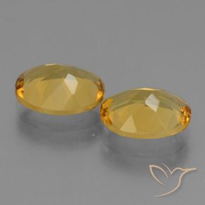 Citrine Gemstones in 10 x 8 mm (calibrated) Size for Sale, Citrine Stones in Golden Color