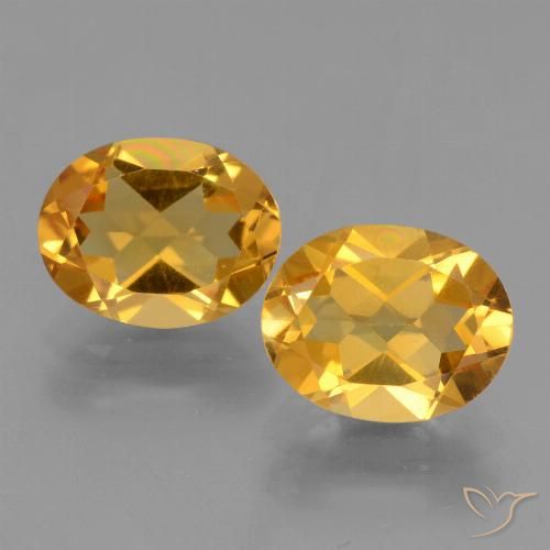 4.43ctw Natural Dark Golden Citrine, Oval, VVS