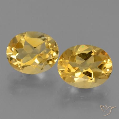 4.94ctw Natural Golden Citrine, Oval, VVS
