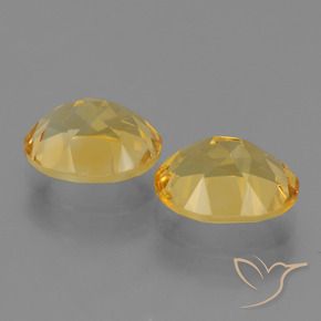 Citrine Gemstones in 10 x 8 mm (calibrated) Size for Sale, Citrine Stones in Golden Color