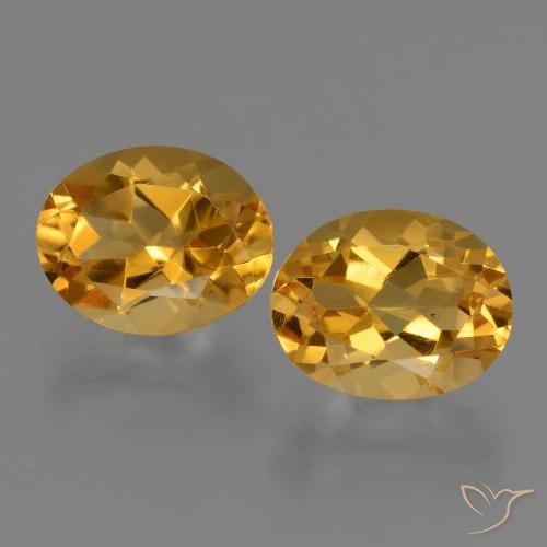5.28ctw Natural Dark Golden Citrine, Oval, VVS-VS