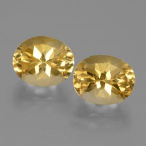 Medium Golden Citrine Gem - 2.8ct Oval Facet (ID: 433792)