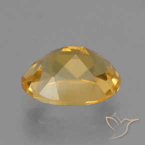 Citrine Gemstone in 10 x 8 mm (calibrated) Size for Sale, Citrine Stone in Golden Orange Color