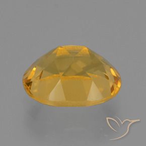 Citrine Gemstone in 10 x 8 mm (calibrated) Size for Sale, Citrine Stone in Medium-Dark Golden Color
