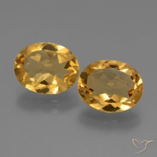 4.65ctw Natural Dark Golden Citrine, Oval, VS