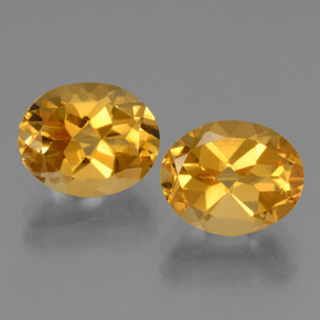 Naranja dorado intenso Citrina Gema - 2.6ct Forma ovalada (ID: 433855)