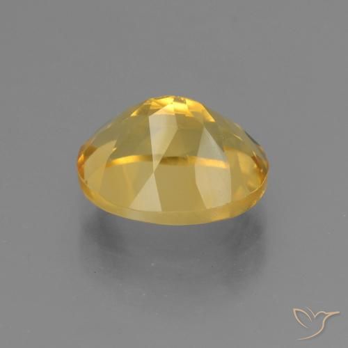 Citrine Gemstone in 10 x 8 mm (calibrated) Size for Sale, Citrine Stone in Bright Gold Color