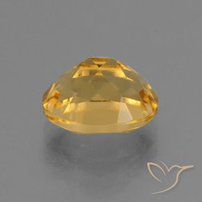 Citrine Gemstone in 10 x 8 mm (calibrated) Size for Sale, Citrine Stone in Medium Gold Color