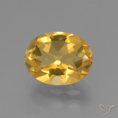 2.32ct Natural Golden Citrine, Oval, VVS-VS