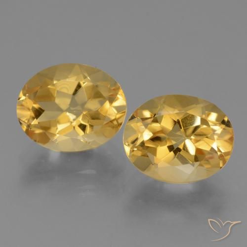 5.18ctw Natural Gold Citrine, Oval, VVS