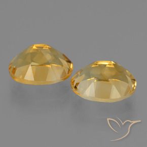 Citrine Gemstones in 10 x 8 mm (calibrated) Size for Sale, Citrine Stones in Dark Golden Color