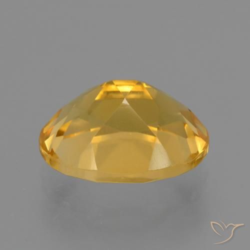 Citrine Gemstone in 10 x 8 mm (calibrated) Size for Sale, Citrine Stone in Golden Orange Color