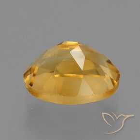 Citrine Gemstone in 10 x 8 mm (calibrated) Size for Sale, Citrine Stone in Deep Golden Orange Color