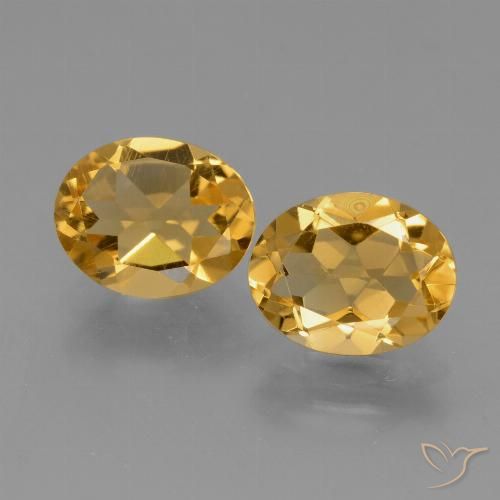 4.46ctw Natural Dark Golden Citrine, Oval, VS