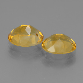 Citrine Gemstone in 10 x 8 mm (calibrated) Size for Sale, Citrine Stone in Yellow Golden Color