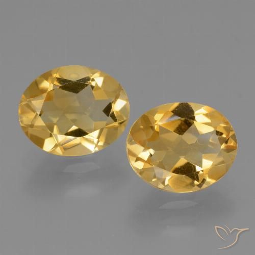 4.63ctw Natural Golden Citrine, Oval, VVS