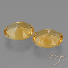 Citrine Gemstones in 10 x 8 mm (calibrated) Size for Sale, Citrine Stones in Golden Color