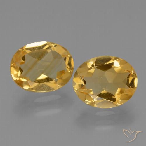 4.35ctw Natural Golden Citrine, Oval, VVS-VS