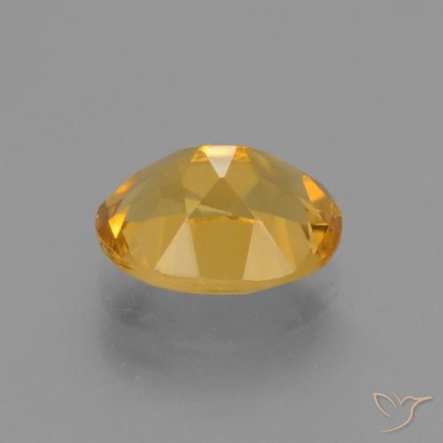 Citrine Gemstone in 10 x 8 mm (calibrated) Size for Sale, Citrine Stone in Deep Golden Orange Color