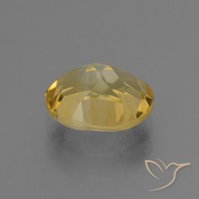Citrine Gemstone in 10 x 8 mm (calibrated) Size for Sale, Citrine Stone in Medium-Light Gold Color