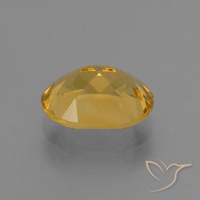 Citrine Gemstone in 10 x 8 mm (calibrated) Size for Sale, Citrine Stone in Deep Golden Orange Color
