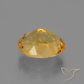 Citrine Gemstone in 10 x 8 mm (calibrated) Size for Sale, Citrine Stone in Deep Golden Orange Color