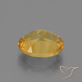 Citrine Gemstone in 10 x 8 mm (calibrated) Size for Sale, Citrine Stone in Dark Golden Color