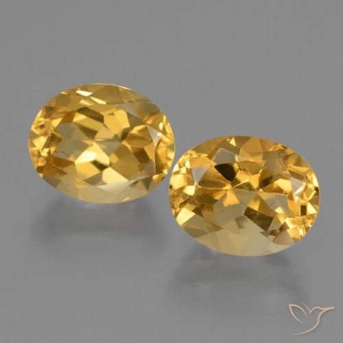5.11ctw Natural Dark Golden Citrine, Oval, VVS-VS