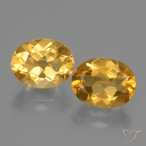 4.89ctw Natural Dark Golden Citrine, Oval, VVS-VS