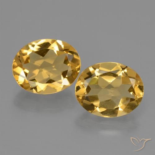 4.23ctw Naturale Arancio dorato Citrino, Ovale, VVS, Photo A