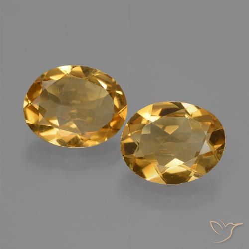 3.69 ct Yellow Citrine, 9.9 x 7.9 mm Oval Cut From Brazil, Photo A