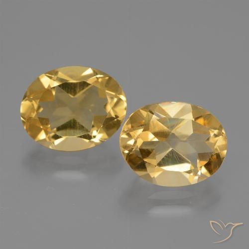 4.58ctw Natural Golden Citrine, Oval, VVS-VS