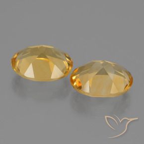Citrine Gemstones in 10 x 8 mm (calibrated) Size for Sale, Citrine Stones in Golden Color