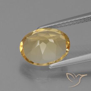Citrine Gemstone in 10 x 8 mm (calibrated) Size for Sale, Citrine Stone in Golden Orange Color