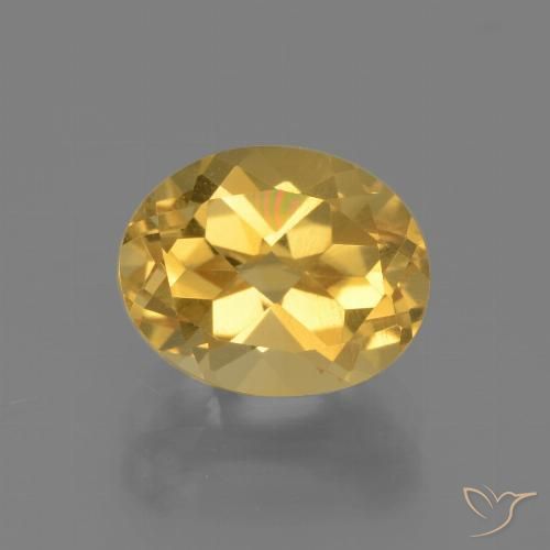 2.84ct Natural Golden Orange Citrine, Oval, VVS-VS