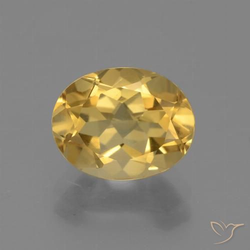 2.63ct Natural Golden Orange Citrine, Oval, VVS-VS